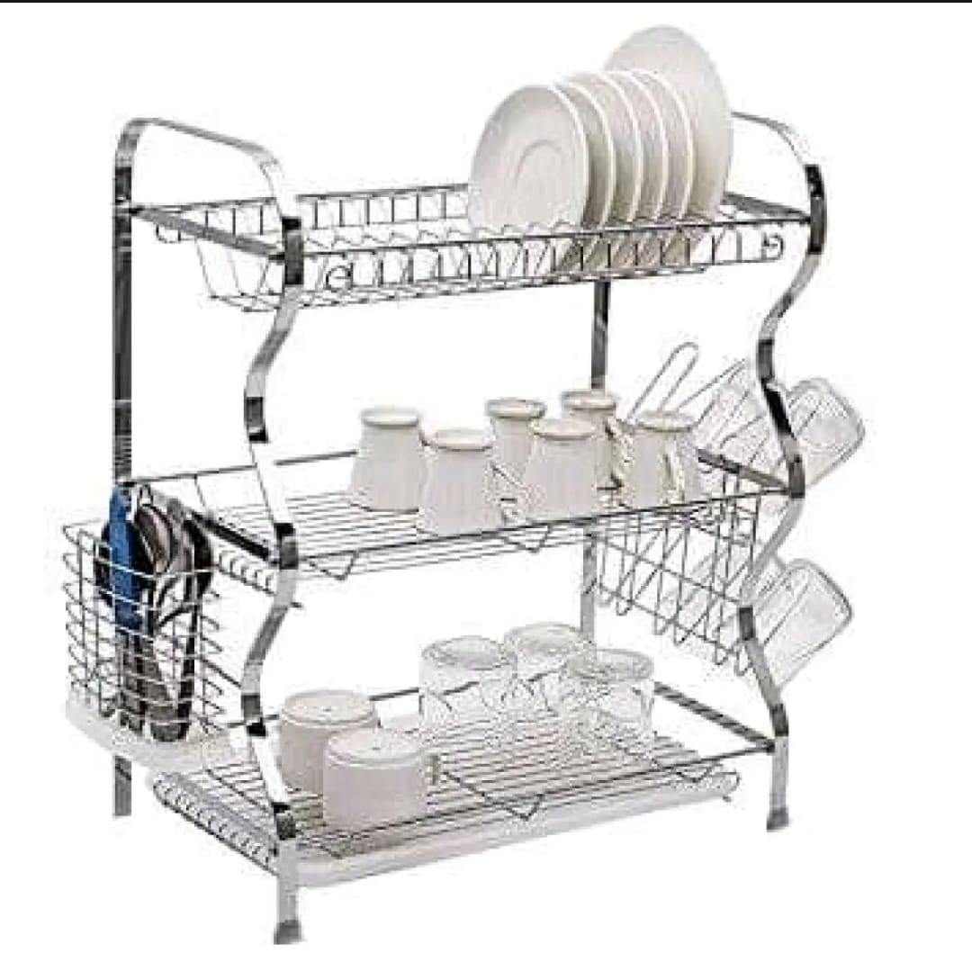 Wall hanging dish rack standless Steel