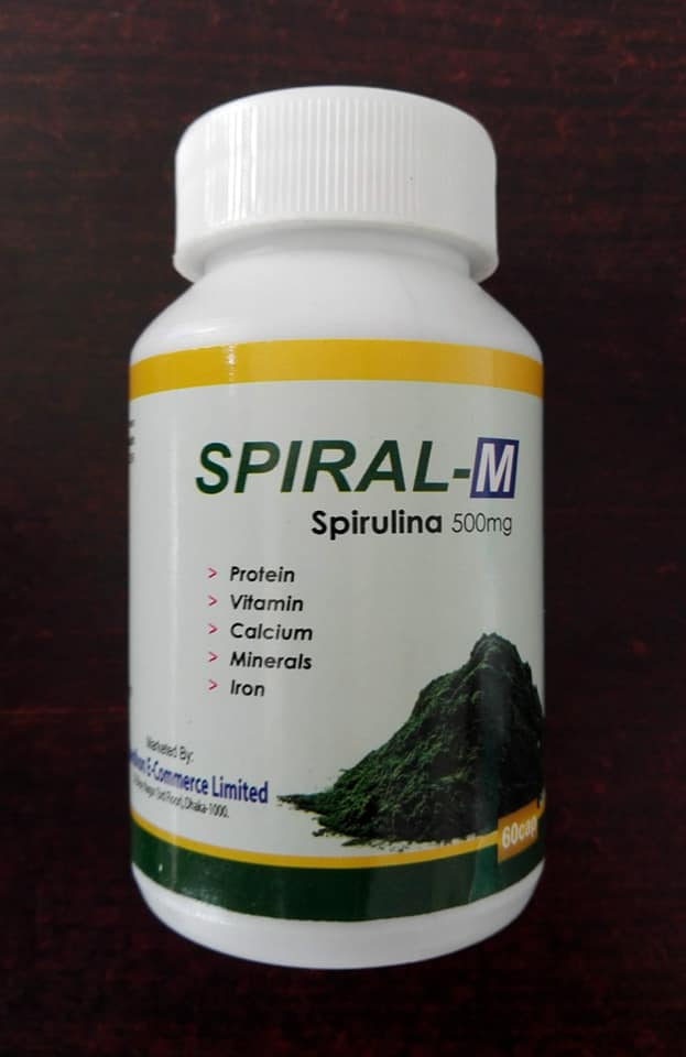 Sprial-M  (Spirulina -500mg)