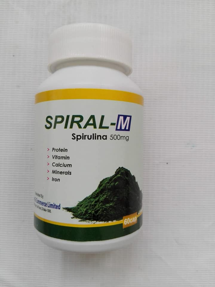 Sprial-M  (Spirulina -500mg)