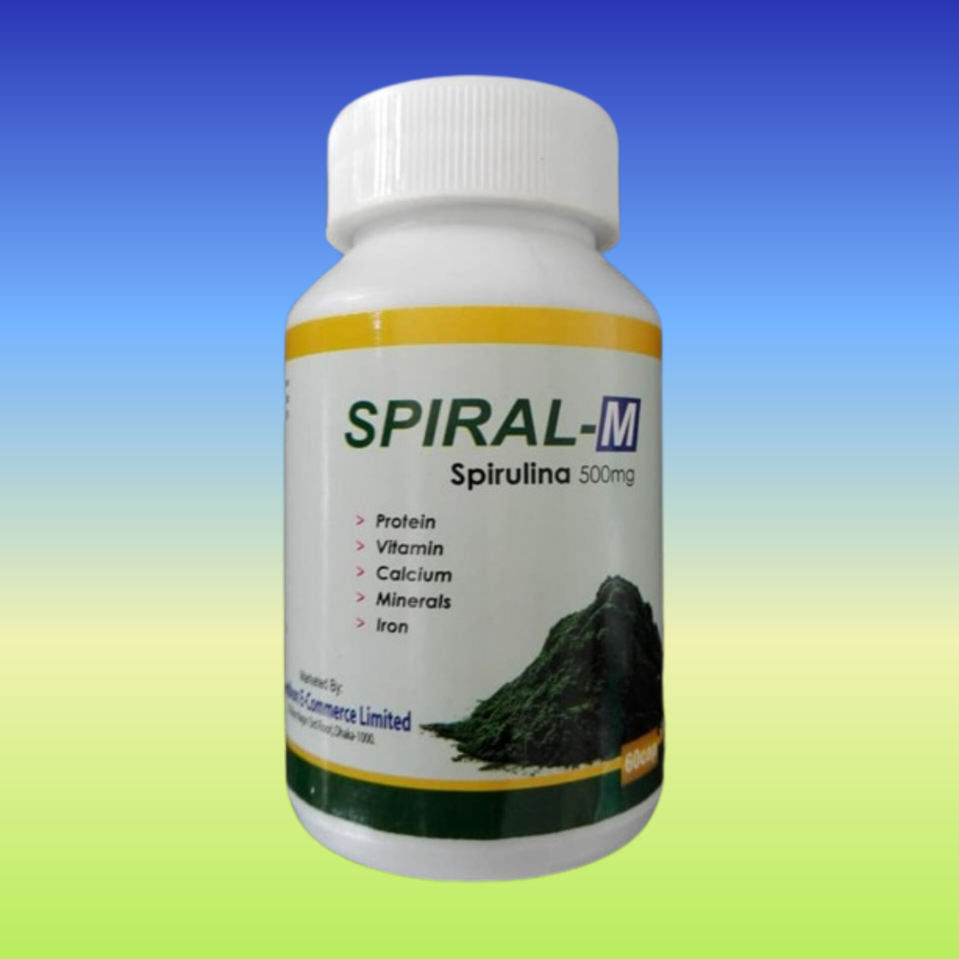 Sprial-M  (Spirulina -500mg)