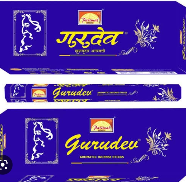 Gurudev Aromatic Incense Sticks/Agarbatti - Creates Calming Atmosphere, (24 pic) 1 Box