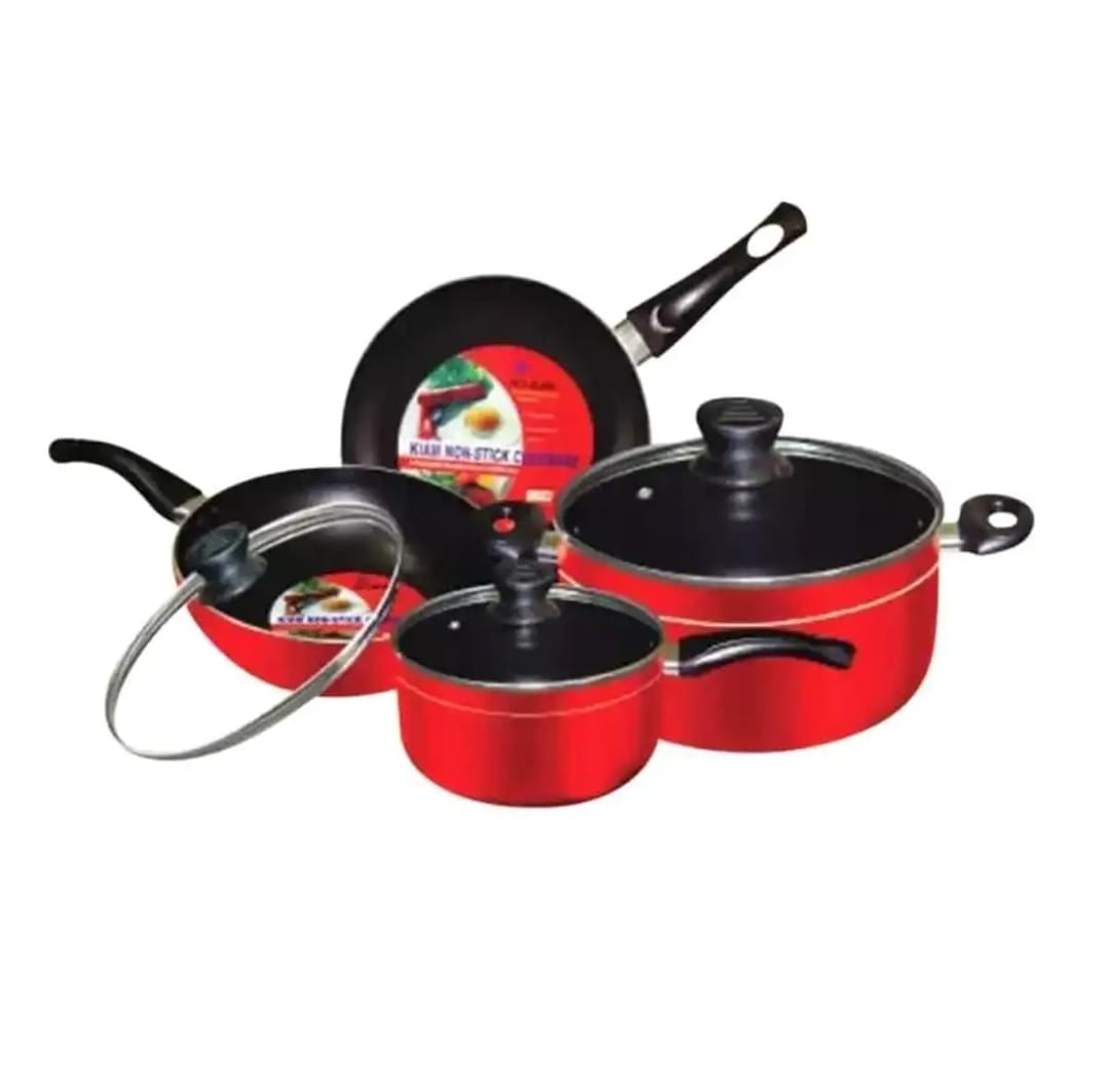 Kiam Non Stick 7 Peaces Cookware set with induction bottom- Fry Pan (YXXX)